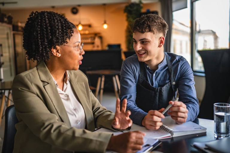 Professional business portrait of a coach and consultant
